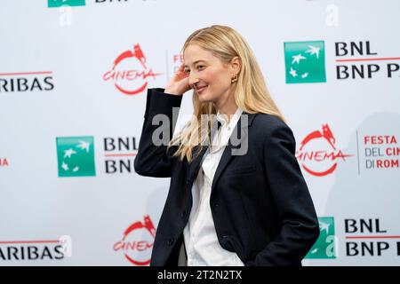 ROMA, ITALIA - 19 OTTOBRE: Alba Rohrwacher partecipa a una photocall per il film "mi fanno male i capelli" durante il 18° Festival del Cinema di Roma all'Auditorium Foto Stock