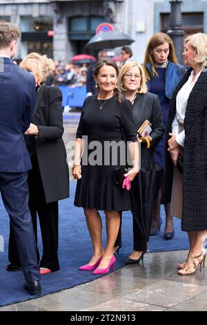 Oviedo, Asturie, Spagna. 20 ottobre 2023. Paloma Rocasolano arrivo al Teatro Campoamor per la cerimonia durante il Princess of Asturias Awards 2023 il 20 ottobre 2023 a Oviedo, Spagna (Credit Image: © Jack Abuin/ZUMA Press Wire) SOLO USO EDITORIALE! Non per USO commerciale! Foto Stock