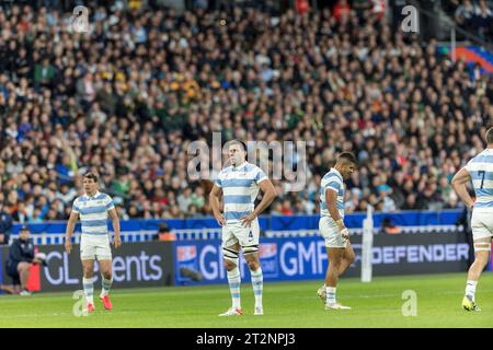 © Denis TRASFI / MAXPPP - au Stade de France le 20-10-2023 - Demie finale de la Coupe du monde de rugby homme - Argentino - Nouvelle-Zélande - // me Foto Stock