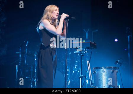 Manchester, Regno Unito. 20 ottobre 2023. Ellie Goulding si esibisce alla Manchester Academy nel suo tour solista "Higher Than Heaven Tour". 2023-10-20 . Crediti: Gary Mather/Alamy Live News Foto Stock