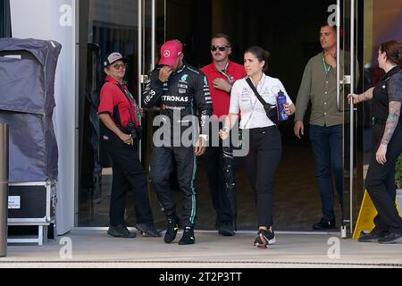 Austin, Texas, Stati Uniti. 20 ottobre 2023. 20 ottobre 2023: Lewis Hamilton #44 durante il FIA Formula 1 Lenovo United States Grand Prix ad Austin Tx al Circuit of the Americas. Brook Ward/AMG (immagine di credito: © AMG/AMG via ZUMA Press Wire) SOLO USO EDITORIALE! Non per USO commerciale! Foto Stock