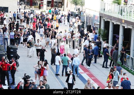 Austin, USA. 20 ottobre 2023. Atmosfera Paddock. Formula 1 World Championship, Rd 19, Gran Premio degli Stati Uniti, venerdì 20 ottobre 2023. Circuit of the Americas, Austin, Texas, USA. Crediti: James Moy/Alamy Live News Foto Stock