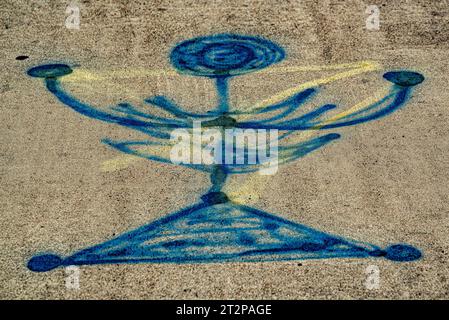 Street Art a Portland Foto Stock