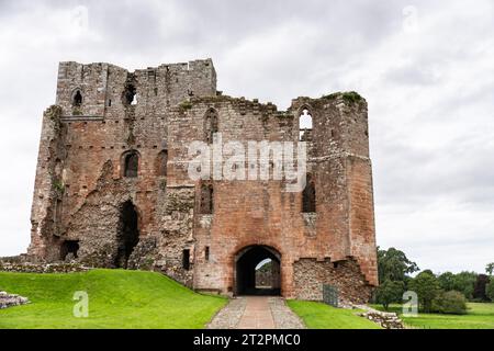 Castello di Brougham, vicino a Penrith, Cumbria, Regno Unito Foto Stock