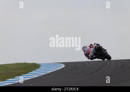 Melbourne, Australia. 21 ottobre 2023. Scattata durante il MotoGP australiano al circuito del Gran Premio di Phillip Island. Credito: Santanu Banik/Alamy Live News Foto Stock