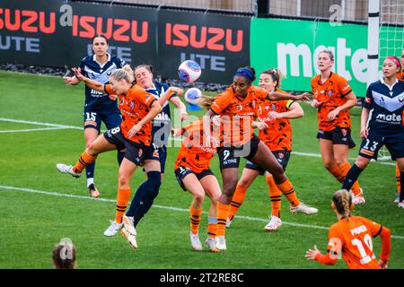 A-League Women Rd 1 - Melbourne Victory / Brisbane Roar Foto Stock