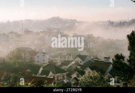 Un romantico angolo mattutino a da Lat Foto Stock