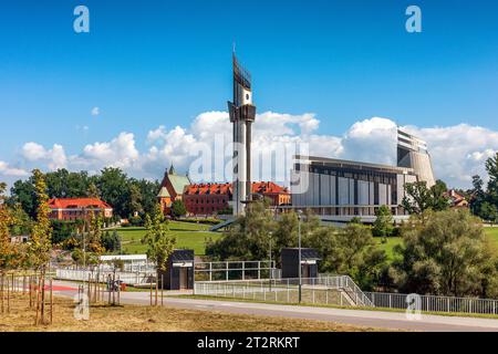 Cracovia, Polonia - 11 agosto 2023: Santuario della Divina Misericordia a Lagiewniki nella città di Cracovia Foto Stock