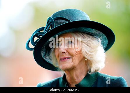 Regina Camilla durante il QIPCO British Champions Day all'ippodromo di Ascot, Berkshire. Data immagine: Sabato 21 ottobre 2023. Foto Stock