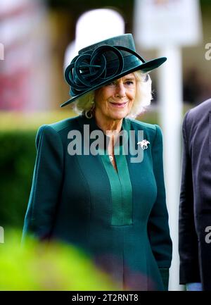 Regina Camilla durante il QIPCO British Champions Day all'ippodromo di Ascot, Berkshire. Data immagine: Sabato 21 ottobre 2023. Foto Stock