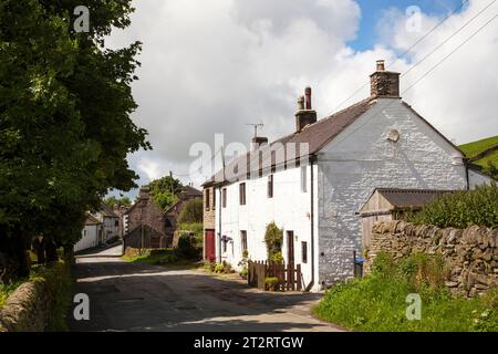 Il villaggio di Flash, Staffordshire, Inghilterra, Regno Unito, il villaggio più alto della Gran Bretagna, con i suoi 1.518 metri. Foto Stock