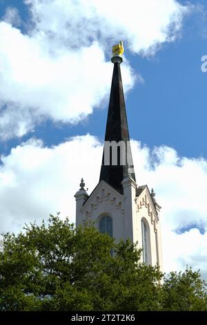 Prima chiesa presbiteriana a Port Gibson, Mississippi. Foto Stock