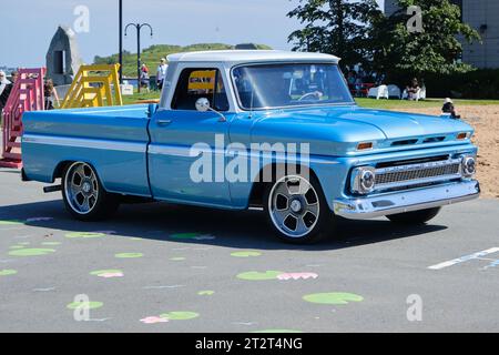 Pick-up Chevrolet vintage, blu Foto Stock
