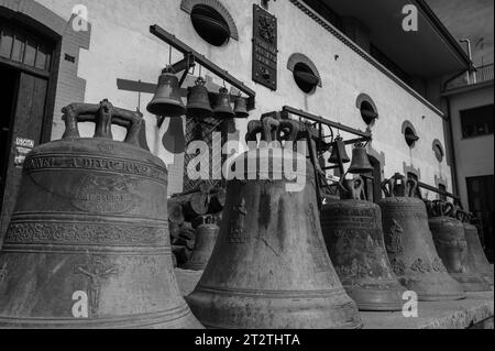 La Pontificia Fonderia Campana Marinelli è un'azienda metallurgica italiana a conduzione familiare, con sede ad Agnone, specializzata nella fusione delle campane. Foto Stock