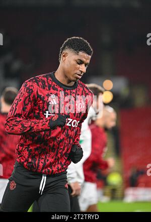 Bramall Lane, Sheffield, Regno Unito. 21 ottobre 2023. Premier League Football, Sheffield United contro Manchester United; Marcus Rashford del Manchester United Credit: Action Plus Sports/Alamy Live News Foto Stock