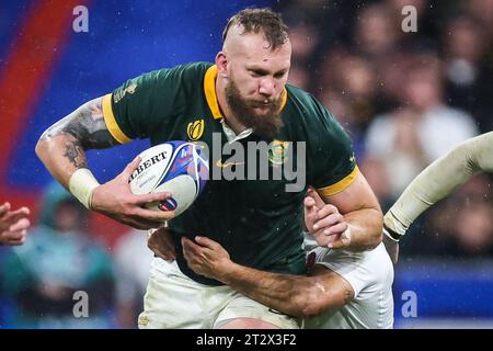 Saint Denis, Francia. 21 ottobre 2023. Rudolph Gerhardus (RG) SNYMAN del Sud Africa durante la Coppa del mondo 2023, semifinale di rugby a 15 tra Inghilterra e Sudafrica il 21 ottobre 2023 allo Stade de France di Saint-Denis vicino Parigi, Francia - foto Matthieu Mirville/DPPI Credit: DPPI Media/Alamy Live News Foto Stock