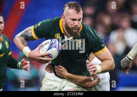 Saint-Denis, Francia, Francia. 21 ottobre 2023. Rudolph Gerhardus (RG) SNYMAN del Sud Africa durante la Coppa del mondo 2023, partita di semifinale tra Inghilterra e Sudafrica allo Stade de France il 21 ottobre 2023 a Saint-Denis vicino Parigi. (Immagine di credito: © Matthieu Mirville/ZUMA Press Wire) SOLO USO EDITORIALE! Non per USO commerciale! Crediti: ZUMA Press, Inc./Alamy Live News Foto Stock