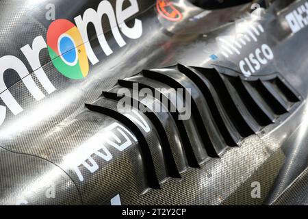 Austin, Vereinigte Staaten. 21 ottobre 2023. 21 ottobre 2023, Circuit of the Americas, Austin, Formula 1 Lenovo United States Grand Prix 2023, nella scatola laterale della McLaren Credit: dpa/Alamy Live News Foto Stock