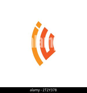 logo iu, monogramma iu, icona iu iniziali, logo iu lettera, icona, vettore Illustrazione Vettoriale