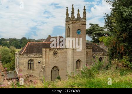 Cappella di Santa Maria Maddalena, Guys Cliffe House, Warwick, Warwickshire, Inghilterra Foto Stock