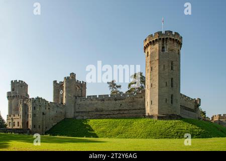 Il Castello di Warwick, Warwick, Warwickshire, Inghilterra Foto Stock