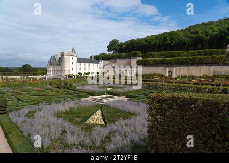 Giardini del castello di Villandry nel dipartimento di Indre-et-Loire .Francia 2015 vvbvanbree fotografie Foto Stock