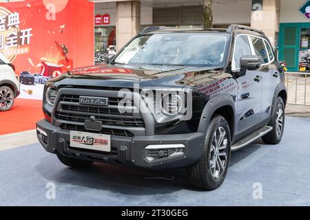 ZHONGSHAN GUANGDONG Cina-10 giugno 2022: Un'auto Haval nera. Foto Stock