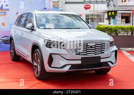 ZHONGSHAN GUANGDONG Cina-10 giugno 2022: Un'auto Geely. Foto Stock