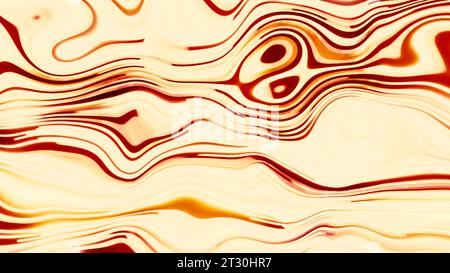 Schema luminoso che si muove con il lampeggiamento nell'animazione psichedelica. Movimento. Flussi lampeggianti di liquido con effetto psichedelico. Lampeggiamento luminoso di Foto Stock