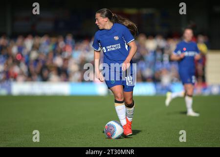 Londra, Regno Unito. 22 ottobre 2023. Londra, 22 ottobre 2023: Fran Kirby (14 Chelsea) durante la partita di Barclays fa Womens Super League tra Chelsea e Brighton Hove Albion a Kingsmeadow, Londra, Inghilterra. (Pedro Soares/SPP) credito: SPP Sport Press Photo. /Alamy Live News Foto Stock