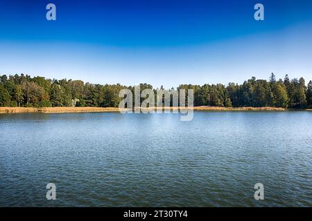 Splendido arcipelago intorno a Helsinki, capitale della Finlandia. HDR. Foto Stock