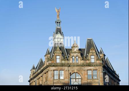 Angel Building, Old Toll Bar e Kingston Halls at Plantation a Glasgow Foto Stock