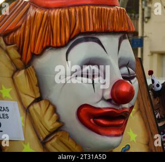 Carnevale invernale nella città di Manchego Foto Stock