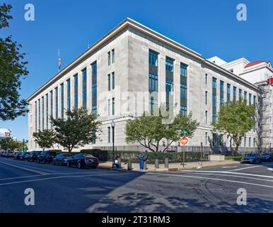Ewing and Carroll, Trenton: Clarkson S Fisher Federal Building e United States Courthouse, al 402 di East State Street, fu costruito nel 1932. Foto Stock