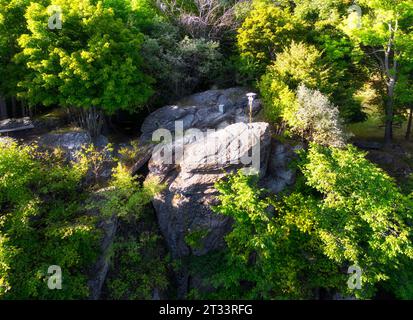Velky Inovec sassi dal drone Foto Stock