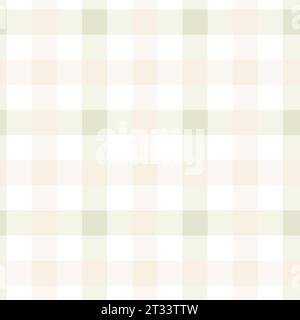 Tovaglia pastello motivo Vector senza cuciture. Sfondo dello strumento di controllo beige. Design del giardino Cottagecore. Homestead Farmhouse Summer Graphic background Illustrazione Vettoriale