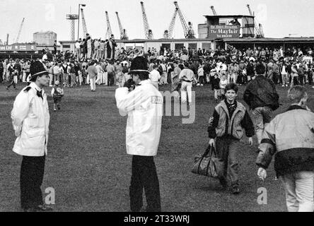 Hartlepool United contro Northampton Town 1991 Foto Stock