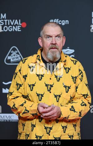 Schauspieler Dietmar Bär kommt zum Screening des Films Tatort Pyramide beim 33. Film Festival Cologne, FFCGN in den Kölner Filmpalast *** l'attore Dietmar Bär arriva alla proiezione del film Tatort Pyramide al Film Festival di Colonia 33, FFCGN al Cologne Filmpalast Credit: Imago/Alamy Live News Foto Stock