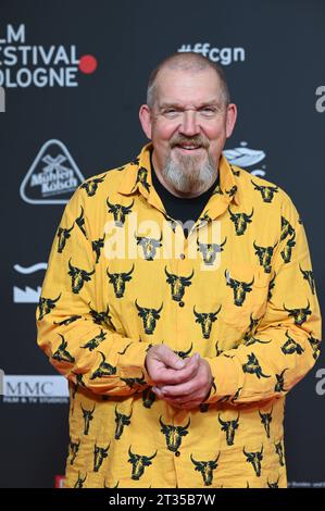 Schauspieler Dietmar Bär kommt zum Screening des Films Tatort Pyramide beim 33. Film Festival Cologne, FFCGN in den Kölner Filmpalast *** l'attore Dietmar Bär arriva alla proiezione del film Tatort Pyramide al Film Festival di Colonia 33, FFCGN al Cologne Filmpalast Credit: Imago/Alamy Live News Foto Stock
