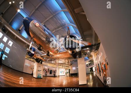 1939 Douglas DC-3 aeroplano in mostra al museo Henry Ford Foto Stock