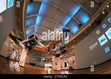 1939 Douglas DC-3 aeroplano in mostra al museo Henry Ford Foto Stock