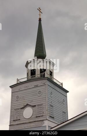 Cattedrale di San Michele su Lincoln Street a Sitka in Alaska Foto Stock