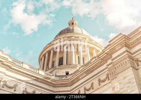 Francia, Ile-De-France, Parigi, Cupola del Pantheon Foto Stock