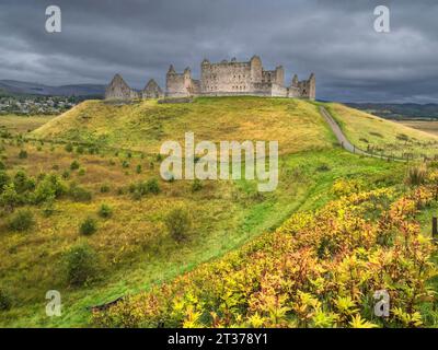 L'immagine è delle rovine della caserma militare di Ruthven. Costruito nel 1721, per sorvegliare le Highlands dopo la fallita rivolta giacobita del 1715 Foto Stock