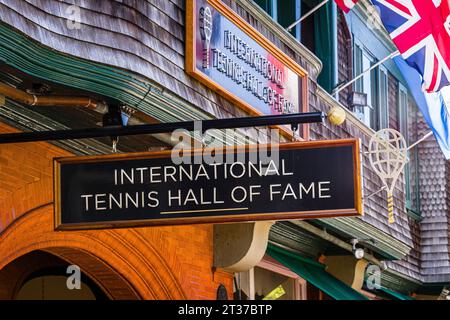 International Tennis Hall of Fame Newport Casino   Newport, Rhode Island, STATI UNITI D'AMERICA Foto Stock