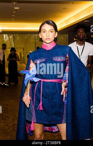 Lumiere Runway Fashion Show - BTS 10-21-23 Foto Stock