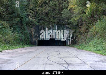 Zeljava Air base a Zeljava, Croazia Foto Stock