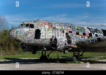 Zeljava Air base a Zeljava, Croazia Foto Stock