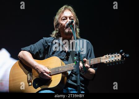 L'ex cantante della band Smokie, Chris Norman (Christopher Ward Norman), tenne un concerto alla BT Arena, a Cluj-Napoca, il 15 giugno 2023 Foto Stock