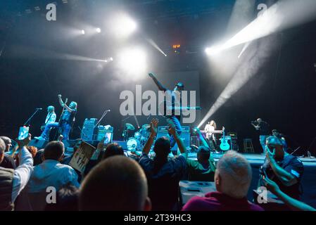 L'ex cantante della band Smokie, Chris Norman (Christopher Ward Norman), tenne un concerto alla BT Arena, a Cluj-Napoca, il 15 giugno 2023 Foto Stock